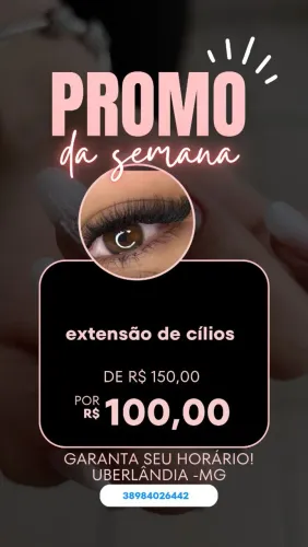 Extensão de cílios