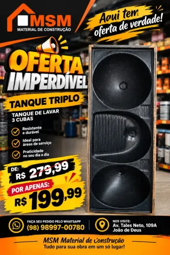 Oferta Tanque Triplo