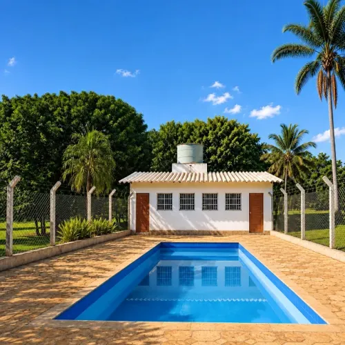 Sítio 18 alqueires em Bauru com piscina, lagos e estrutura para haras