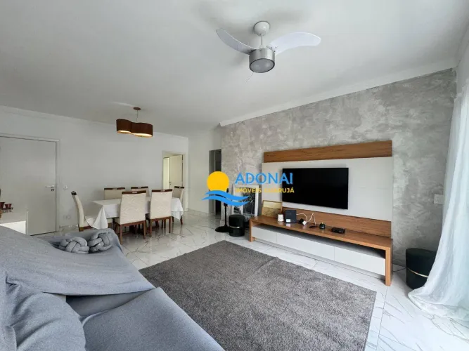 Apartamento com 3 dormitórios à venda, 110 m² por R$ 640.000,00 - Pitangueiras - Guarujá/S