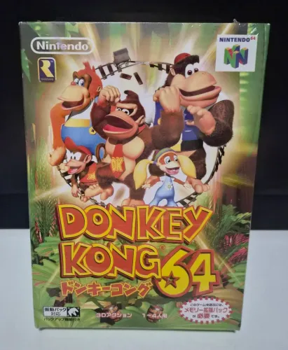 Donkey Kong 64 Lacrado - Original Japonês