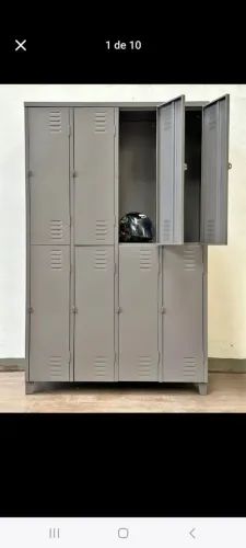 Roupeiro de aço 8 portas grandes.( só novos )