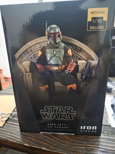 Estátua Boba Fett Trono Throne Iron Studios 1/10 Star Wars