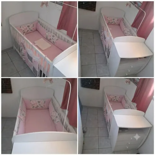 Vende berço  com comoda acoplada 