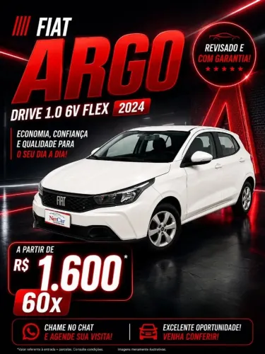 Fiat Argo Drive 1.0 6V Flex 2024