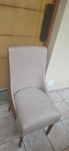 Cadeiras estofadas para mesa de jantar Yvi Henn
