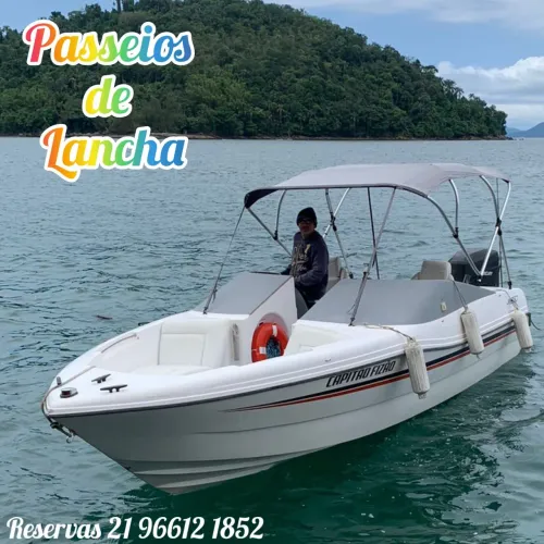 Alugo lancha para passeio na Ilha Grande