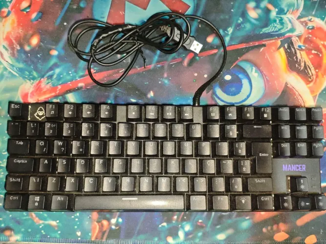 teclado mecânico Mancer e Mouse Corsair Hapoon Originais