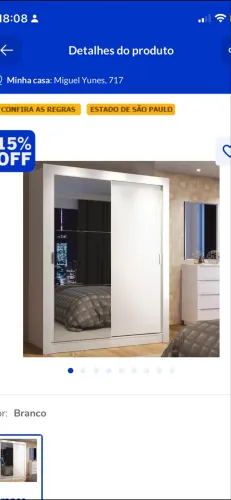 Guarda roupa solteiro