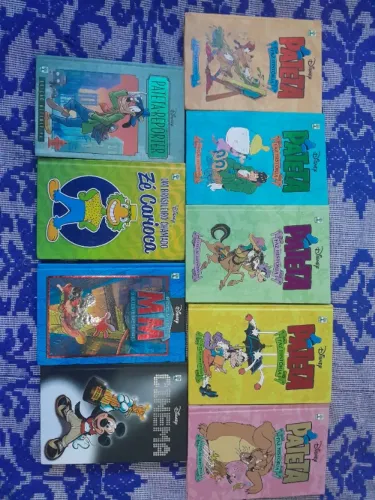 Quadrinhos Disney: Pateta Faz história 1-5, Zé Carioca, Pateta Reporter e Mickey Mystere