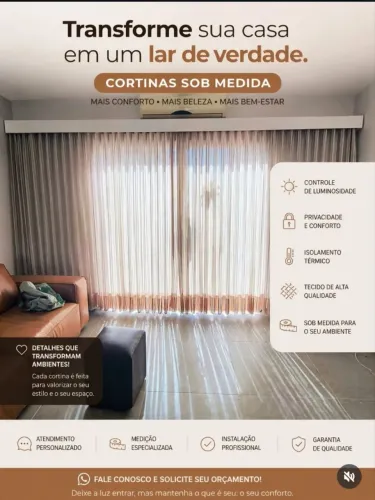 Cortinas sob medida
