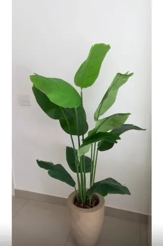 Jarro Planta artificial 1,70 cm altura com vaso 