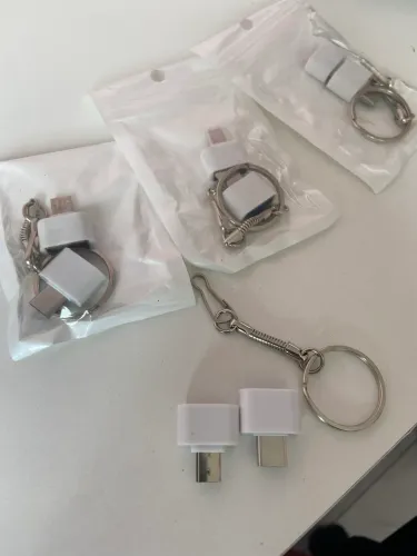 4 Kit com 2 Adaptador Conversor Usb C Macho 3.0 P/ Usb Fêmea