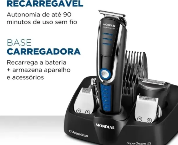 KIT - Barbeador + Aparador de pêlos MONDIAL