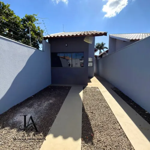 Casa com 2 quartos sendo 1 suíte aceita MCMV no Nova Campo Grande