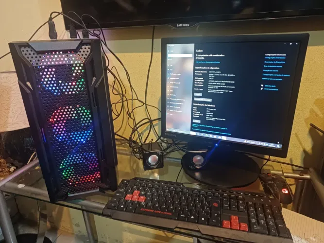 PC Gamer I5 3470 4 trends 8 megas de cash em excelente estado 