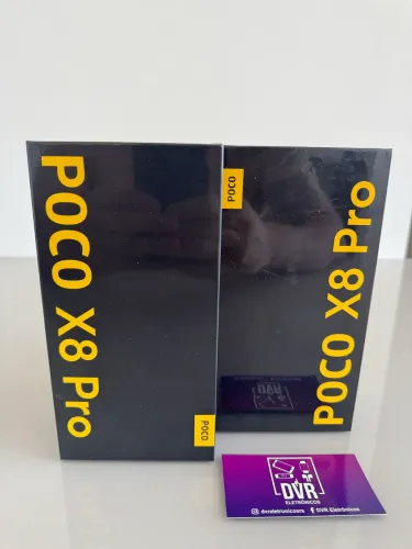Xiaomi Poco x8 pro 5g novo na compra ganha fone bluetooth