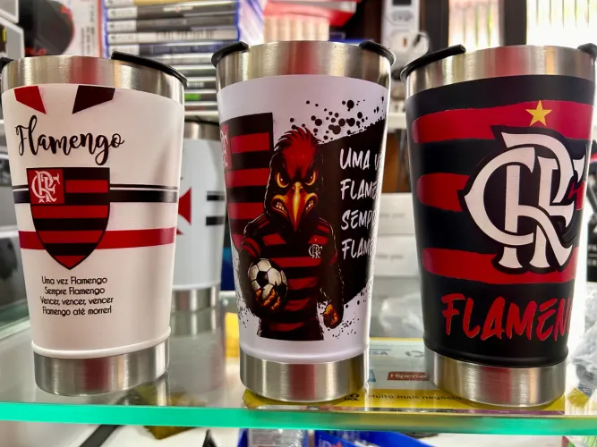 Copos Térmico Temático com personalização PREMIUM!