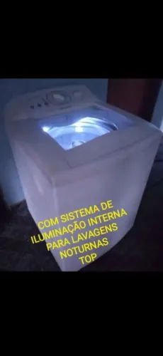 Máquina de lavar Electrolux 12kg. Funcionando tudo. Com iluminação interna