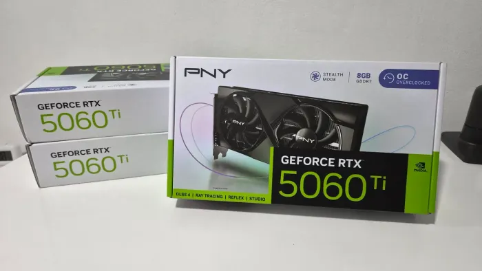 RTX 5060 TI 8GB PNY nova!