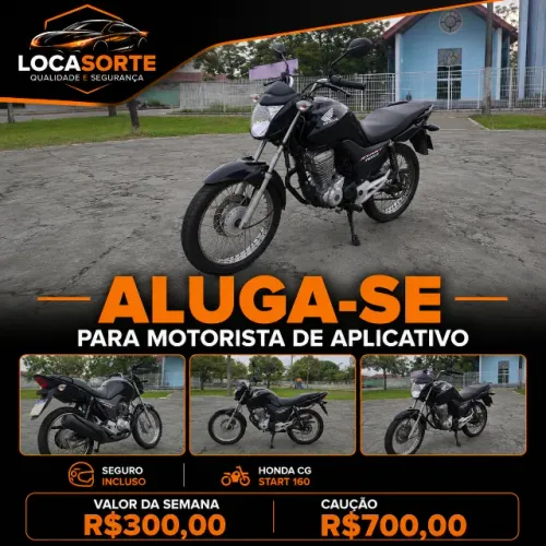 Aluguel de Moto para motoristas de aplicativo