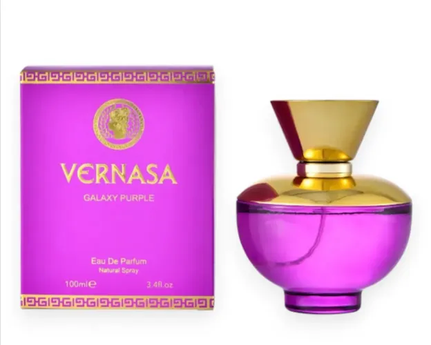 Perfume feminino árabe importado lacrado - Vernasa Galaxy Purple 100 ml