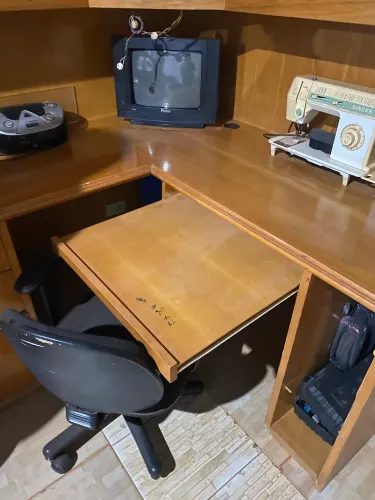 Estante escritório madeira pura