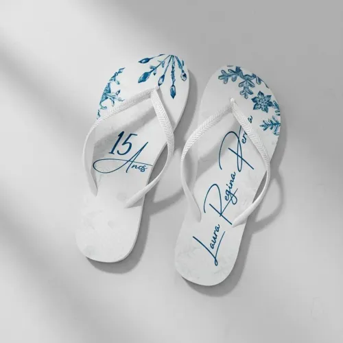 Chinelos personalizado 15 Anos