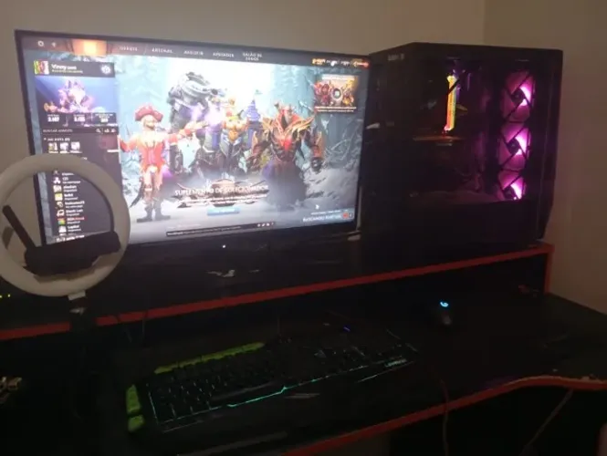 PC gamer I5 16GB 3TB HD NVME placa de video 1050 TI + MONITOR 180Hz + KIT GAMER ?