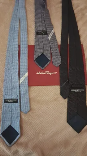 Descubra a sofisticação e o requinte das gravatas Salvatore Ferragamo, diretamente da Itál