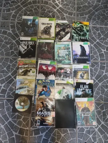 Lote 20 jogos Xbox 360 no estado leia