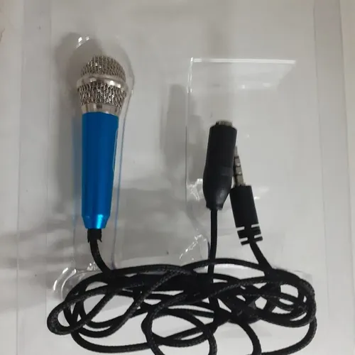 Mini microfone, com Plug p2. Novo.