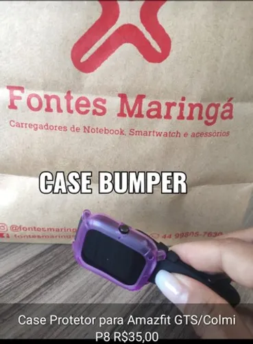 Case Protetor de Silicone para Amazfit GTS/Colmi P8 