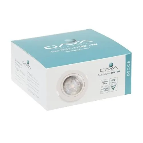Kit 10 Spot Par30 LED 12w 3000k LED acoplado