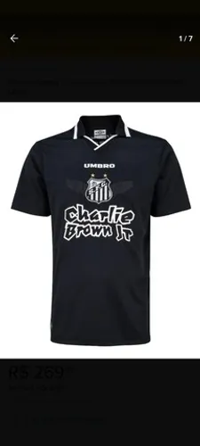 Camisa do santos Charlie Brown júnior 