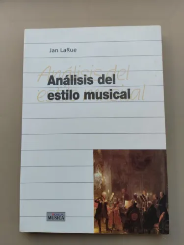 Livro: Análisis del estilo musical por Jan La Rue (Livro raríssimo)