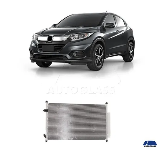 Condensador Ar Automotivo Honda HR-V 1.8 2016 A 2019 Denso
