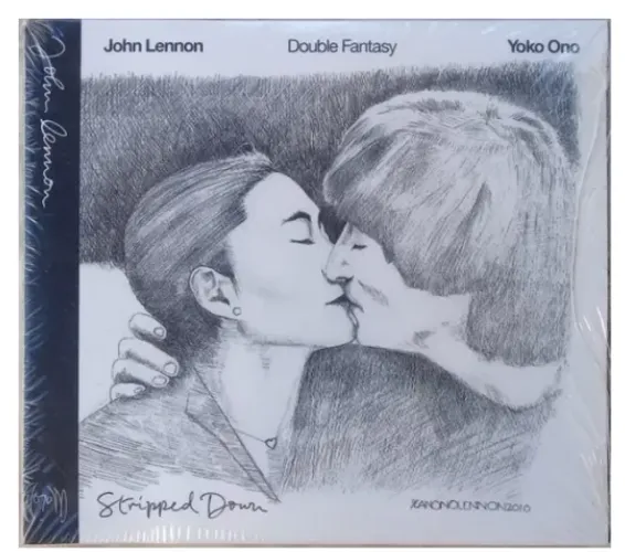 john lennon & yoko-double fantasy-cd duplo stripped down-lacrado