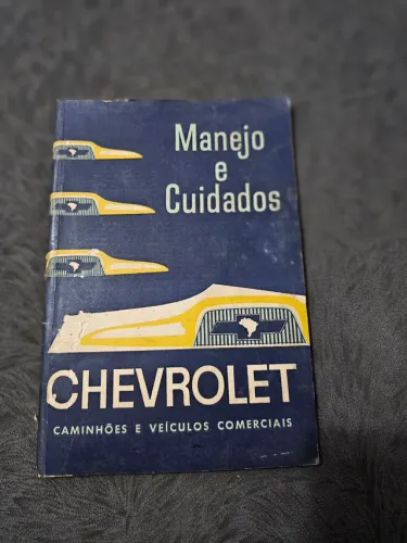 Chevrolet brasil 3100 caminhão 6500 manual proprietário original 