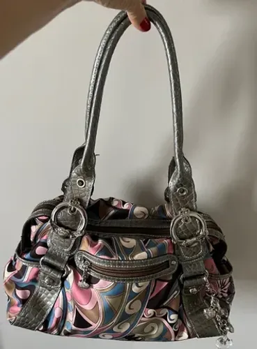 Bolsa de ombro, estampa floral, Marca Kethy Van Zeeland nova e maravilhosa