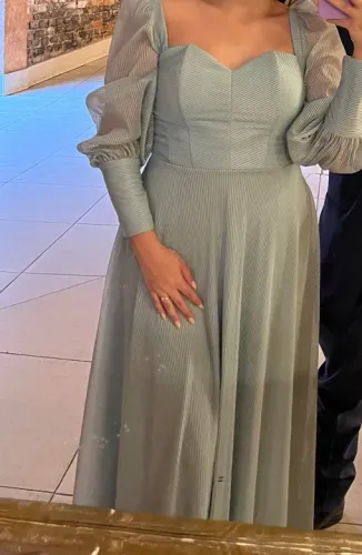 Vestido verde menta - TAM 40/42