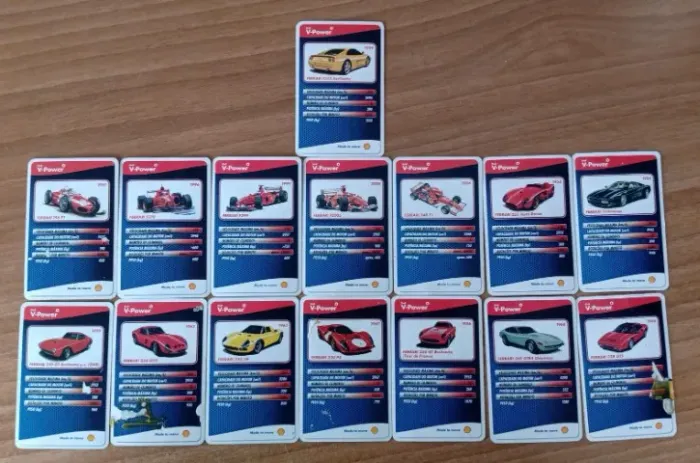 Coleção Incompleta - Cards Shell