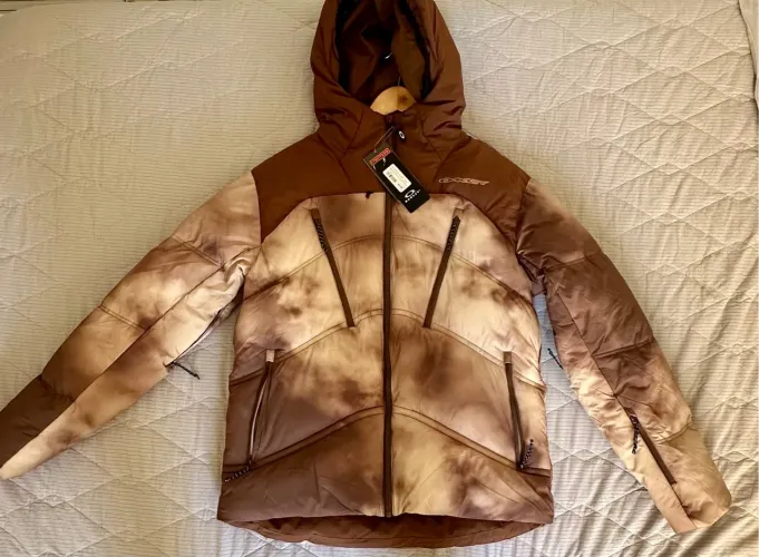 Jaqueta Oakley brown clouds,com isolante termico,nova c/etiqueta