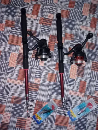 KIT PESCA PROFISSIONAL E COMPLETO COM VARA + MOLINETE + LINHA (ENTREGO EM SUA CASA)
