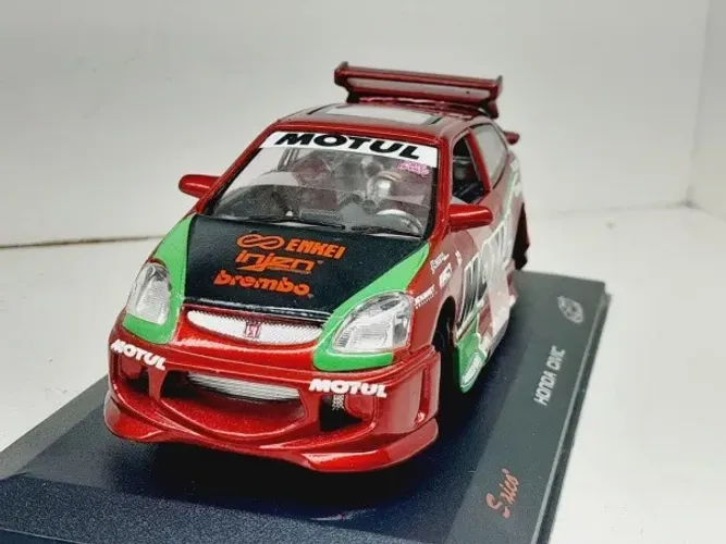 Miniatura Honda Civic Saico 1/32 Vermelho