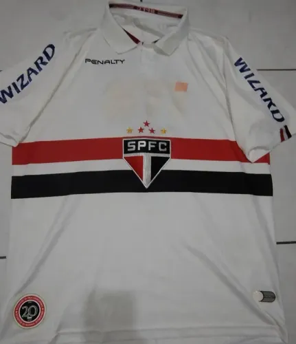 Camiseta Original Oficial São Paulo - Ano 2012 Reebok - Tamanho G  - Branca
