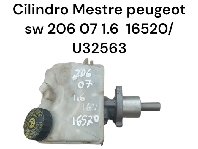 Cilindro Mestre peugeot sw 206 07 1.6  16520/U32563