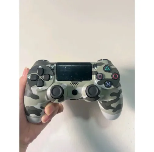 Controle compatível PS4 Camuflado / Serve para Jogar em TV - Promoção 