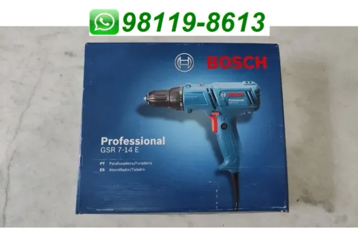Parafusadeira Furadeira Bosch Equipamento NOVO