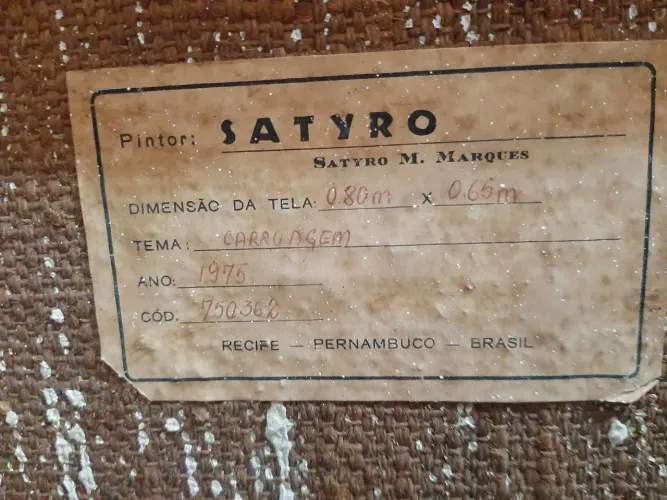 Quadro Carruagem - Satyrô M. Marques